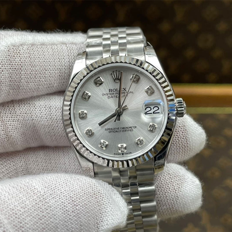【GS製 2236搭載】 ロレックスコピーM278274-0030 デイトジャスト31mm シルバー 完売前に入手